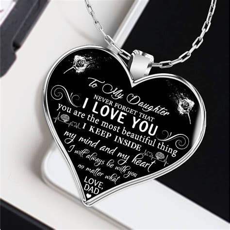 To Our Daughter Lighted Plaque and Pendant Necklace